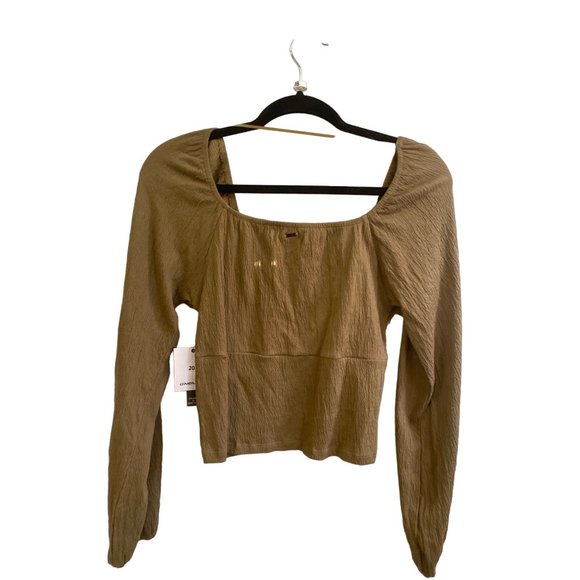 O'Neill Olive Green Long Sleeve Top - Picture 7 of 9